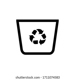 trash can icon vector illustration