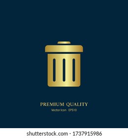 Trash can icon Vector illustration EPS 10.