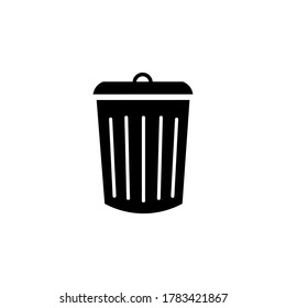 trash can icon vector illustration logo template
