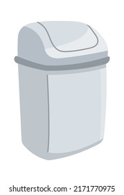Trash can icon. Vector illustration