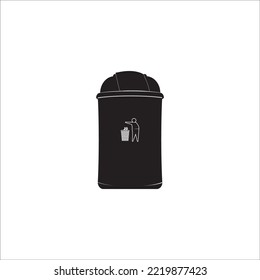 Trash Can Icon Vector Illustration Symbol Design