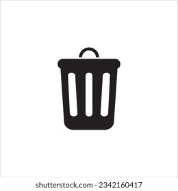 trash can icon vector illustration symbol