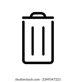 trash can icon vector illustration design