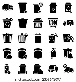 vector de icono de la papelera. ilustración de un signo de recogida de residuos. logotipo de basura.
