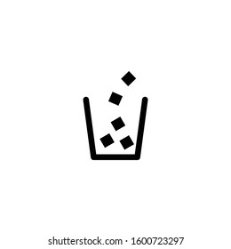 Trash Can Icon Vector Logo Design Template