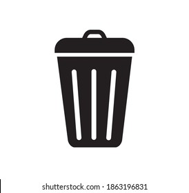 La barra puede icono vector en un fondo blanco