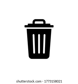 Trash can icon vector. Recycle bin icon