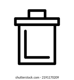 Trash Can Icon Vector Symbol Design Illustration