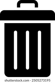 Mülleimer-Icon-Vektor. Symbol, Zeichen