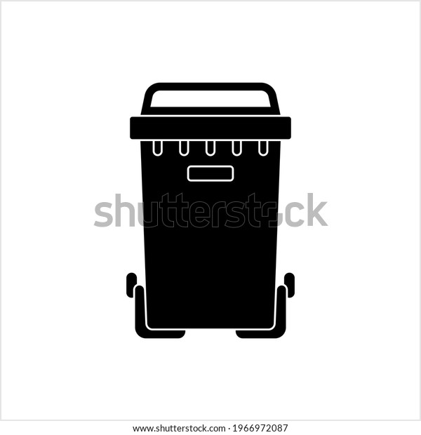 Trash Can Icon Waste Container Icon Stock Vector (Royalty Free