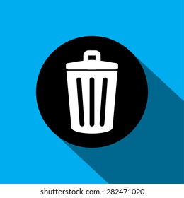 Trash can icon.Vectors