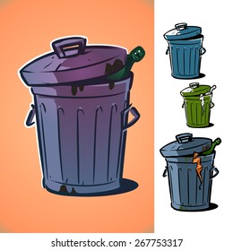 trash can illustration