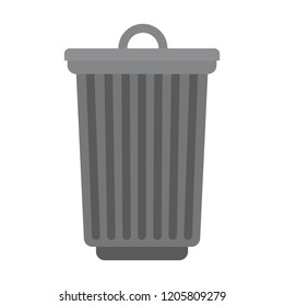 trash can isolated icon