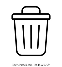 Icono de línea de papelera sobre fondo blanco Vector
Icono de Vector urbanismo sobre fondo blanco