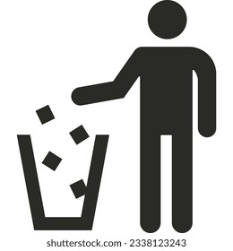 trash can for littering keeping environment clean
