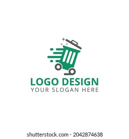 Trash Can Logo Design Junk Disposal Company Logo