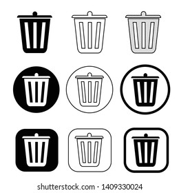 trash can recycle bin icon