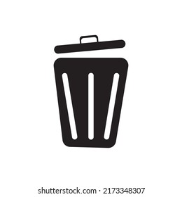 Trash can, icono de la papelera de reciclaje