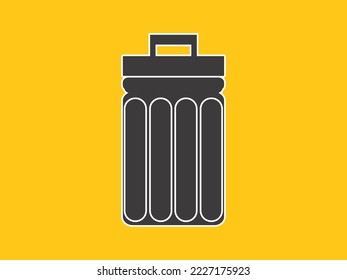 Icono de la ilustración de la papelera