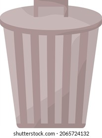 La papelera puede reciclar el icono gráfico vectorial de la papelera.