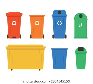 trash, trash can, recycling, separate collection

