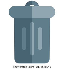 Trash can for the restaurant for rubbish throwing