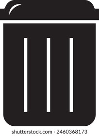 Trash Can, Rubbish Bin icon design