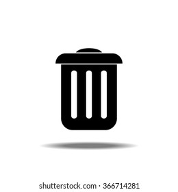 Trash Can Single Icon