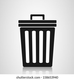 Trash can symbol