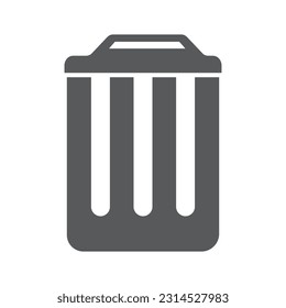 
trash can symbol icon vector illustration