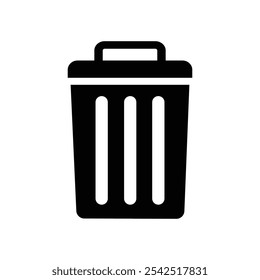 Trash can symbol Stock Vector, Trash can Symbol Illustration ...