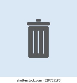 Trash can vecto icon