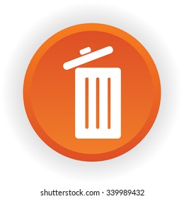 Trash can vecto icon