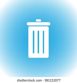 Trash can vecto icon