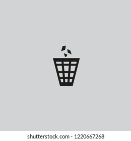 trash can vector icon