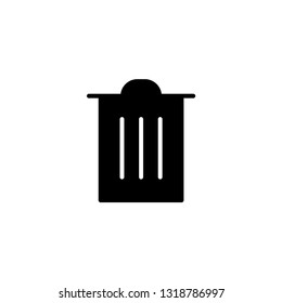 Trash can vector icon