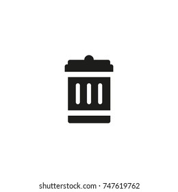 trash can vector icon