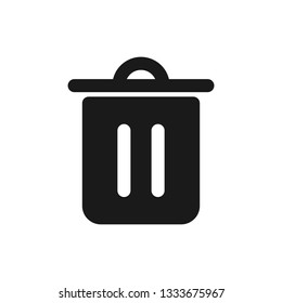 Trash can vector icon. bin vector icon. delete vector icon 