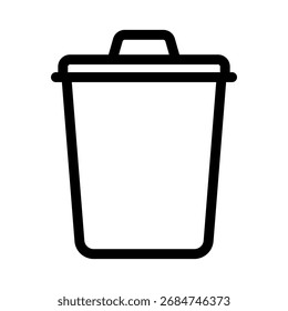 Trash can vector icon. garbage illustration sign. basket symbol. Recycle logo. Recycle button web icon.