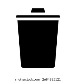 Trash can vector icon. garbage illustration sign. basket symbol. Recycle logo. Recycle button web icon.