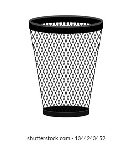 trash can vector icon in modern flat style isolated. trash can support is good for your web design.