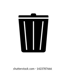 trash can vector icon trash for website and online shop or theme phone