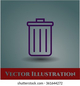 Trash Can vector symbol
