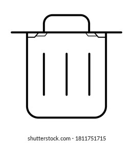 trash can,garbage can,rubbish bin icon