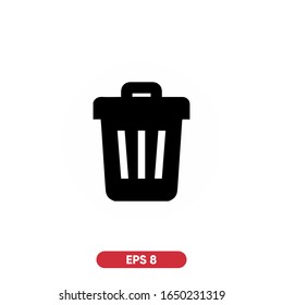 Trash clean symbol element vector