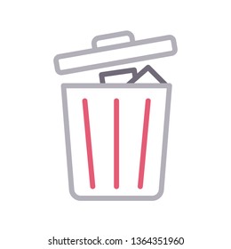 trash color line