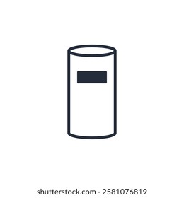 Trash or Delete icon symbol vector sign isolated on white background illustration for graphic and web design