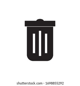 trash, delete icon vector illustration