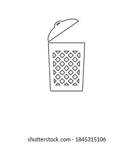 trash dump logo illustration design