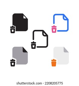 Trash File Icon Pack Version